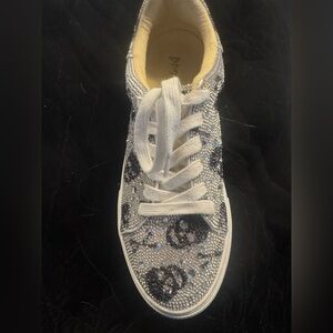 Betsey Johnson Sidney Skull Rhinestone Sneakers